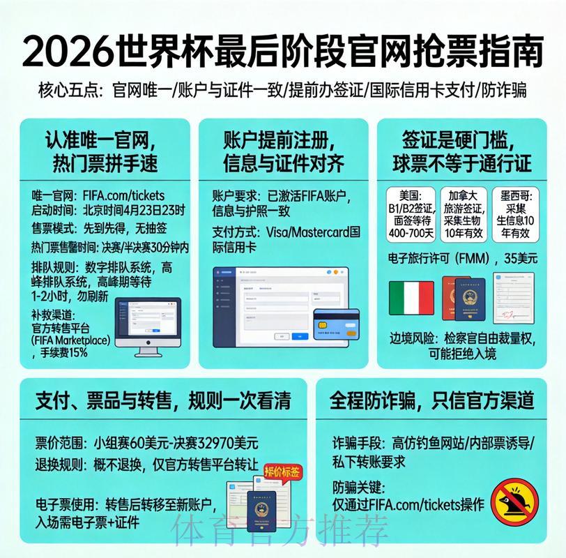 2026年世界杯官方购票安全指南 2026年世界杯官方购票安全指南